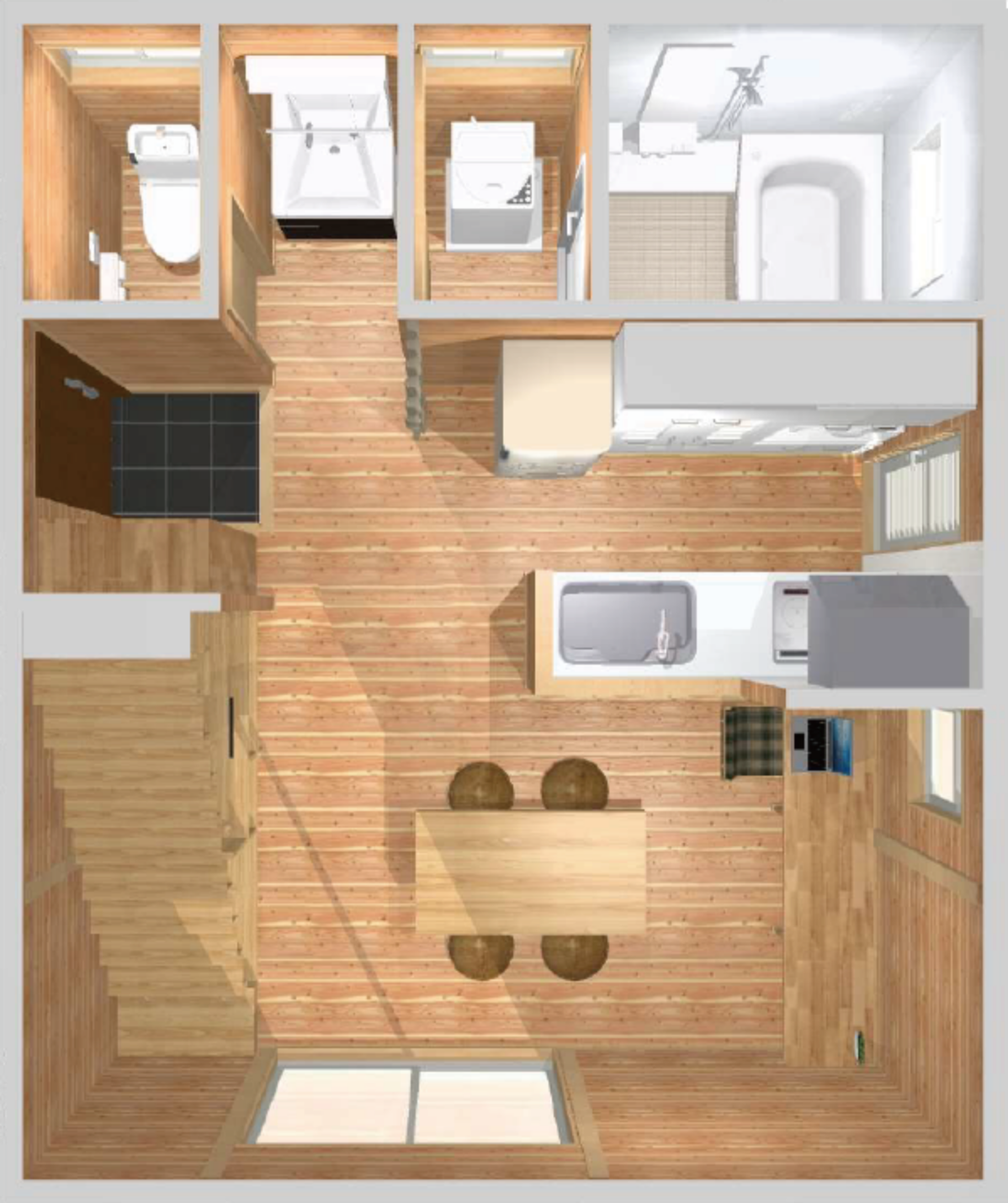 1F 間取り図